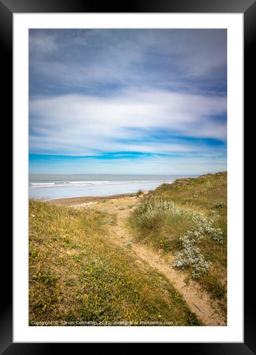 Kenfig Sand Dunes Framed Mounted Print by Simon Connellan