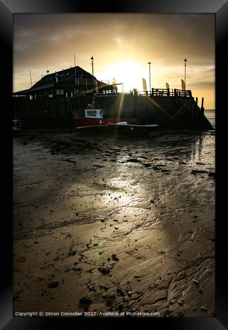 Sunrise Broadstairs Framed Print by Simon Connellan