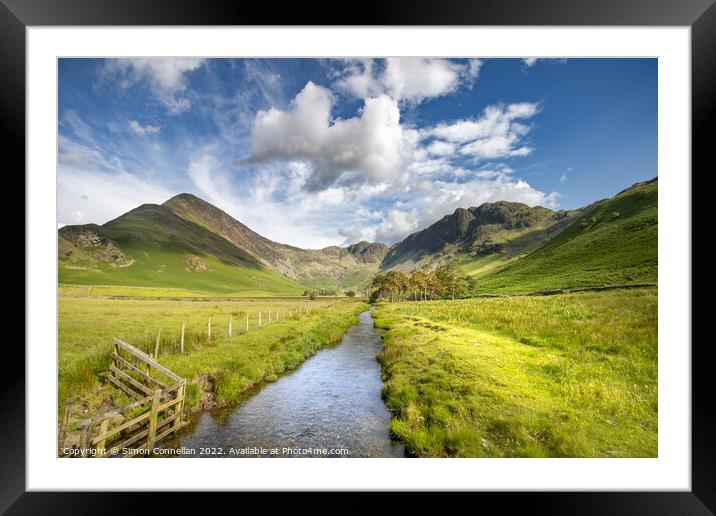 Haystack, Buttermere Framed Mounted Print by Simon Connellan