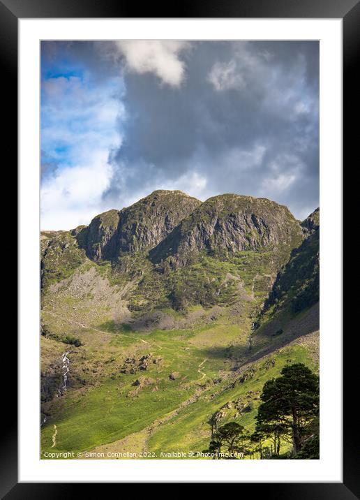 Haystacks, Buttermere Framed Mounted Print by Simon Connellan