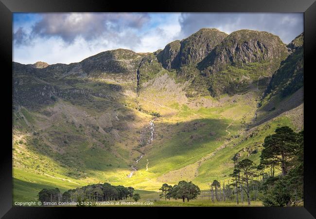 Haystacks Buttermere Framed Print by Simon Connellan