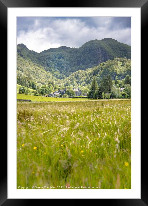 Borrowdale Hotel Framed Mounted Print by Simon Connellan