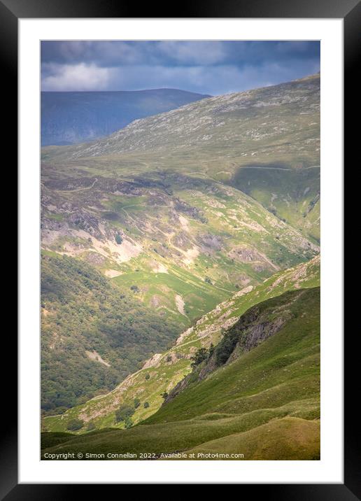 Honister, Borrowdale Framed Mounted Print by Simon Connellan