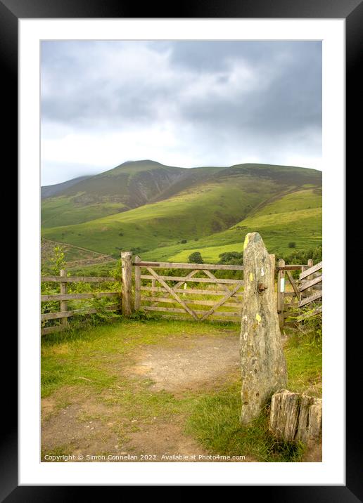 Gateway to Skiddaw Framed Mounted Print by Simon Connellan