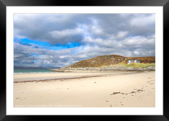 Camusdarach Beach Local Hero Framed Mounted Print by Simon Connellan