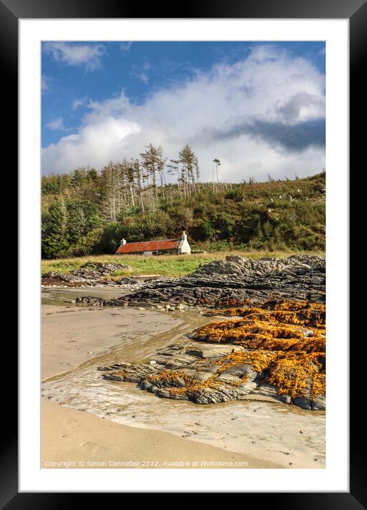 Sandaig, Home of Ring of Bright Water Framed Mounted Print by Simon Connellan
