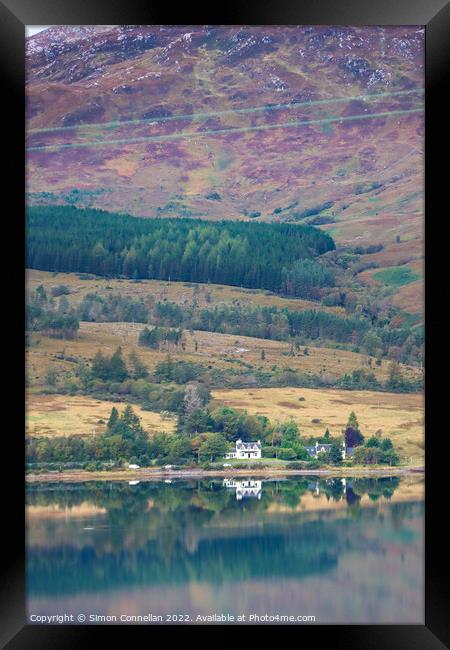 Loch Carron Framed Print by Simon Connellan