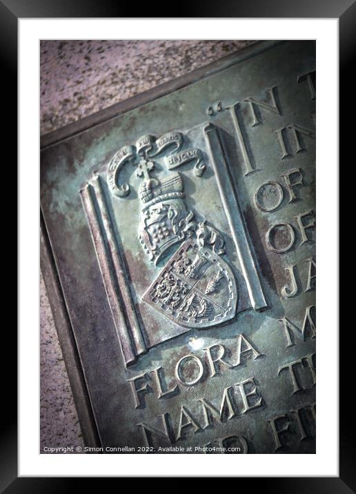 Flora Macdonald's Grave, Skye Framed Mounted Print by Simon Connellan