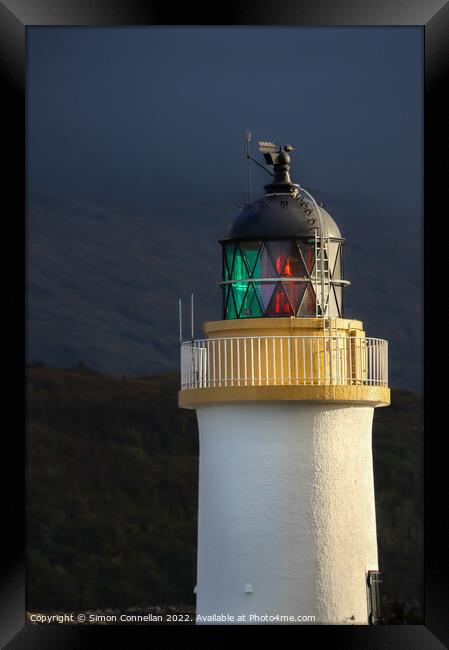 Corran Lighthouse Framed Print by Simon Connellan