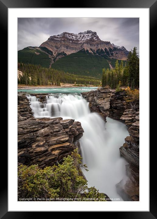 Athabasca Falls on the Icefield Parkway Framed Mounted Print by Pierre Leclerc Photography