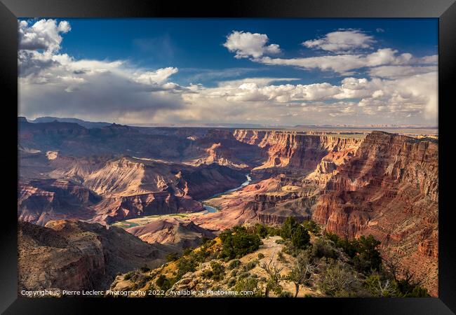 Colorado River In Grand Canyon Framed Print by Pierre Leclerc Photography
