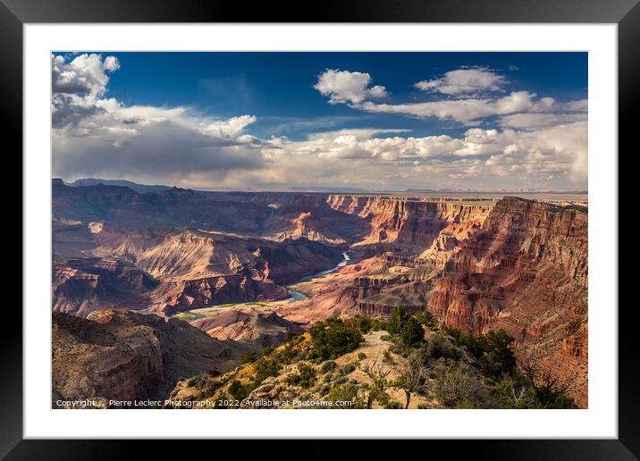 Colorado River In Grand Canyon Framed Mounted Print by Pierre Leclerc Photography
