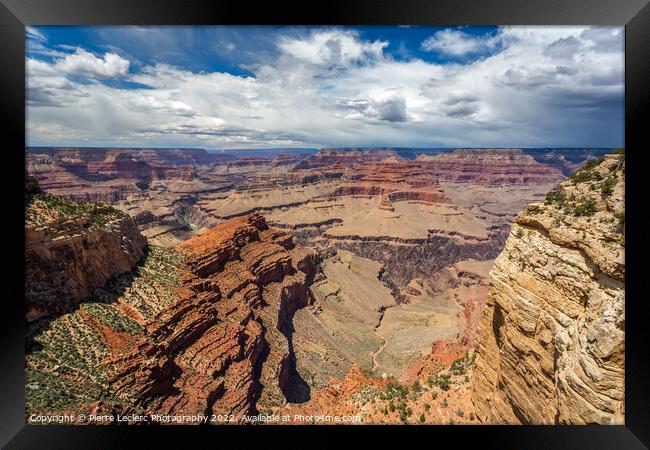 Sweeping vistas of the Grand Canyon Framed Print by Pierre Leclerc Photography