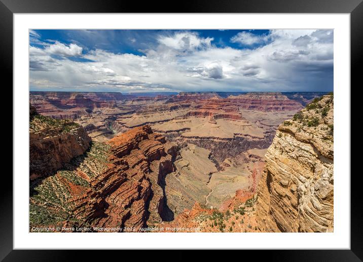 Sweeping vistas of the Grand Canyon Framed Mounted Print by Pierre Leclerc Photography