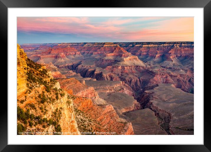 Grand Canyon south rim Sunrise Framed Mounted Print by Pierre Leclerc Photography