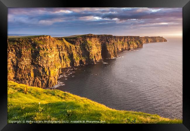 The Majestic Cliffs of Moher Ireland Framed Print by Pierre Leclerc Photography