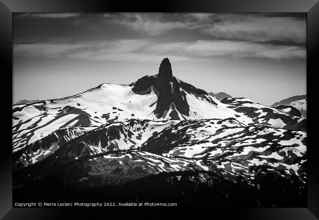 Dramatic Black Tusk Mountain Framed Print by Pierre Leclerc Photography