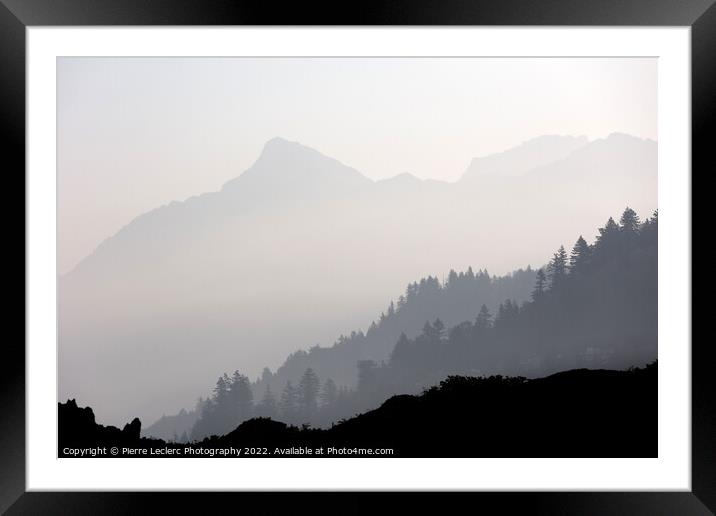 Smoky Mountains Framed Mounted Print by Pierre Leclerc Photography