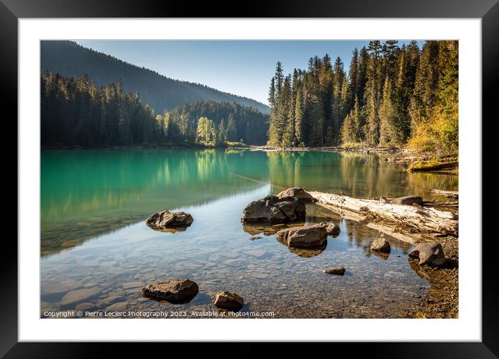 Afternoon Sunlight at Cheakamus Lake Framed Mounted Print by Pierre Leclerc Photography