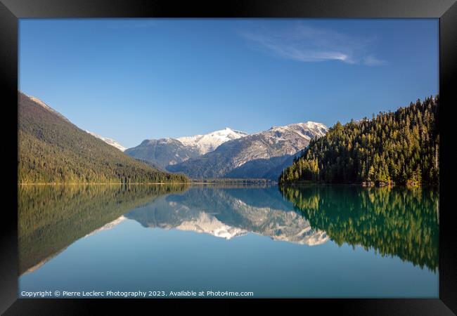 Cheakamus Lake Mirror Framed Print by Pierre Leclerc Photography