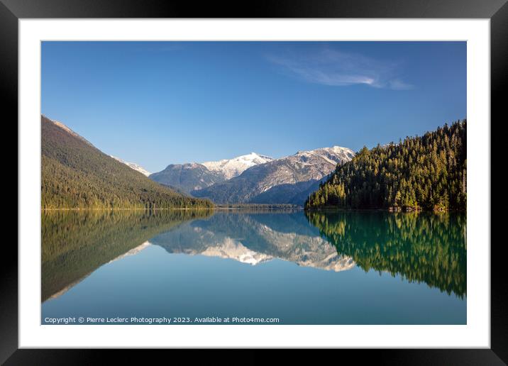 Cheakamus Lake Mirror Framed Mounted Print by Pierre Leclerc Photography