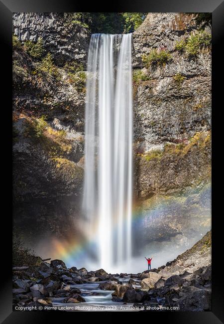 Majestic Waterfall Framed Print by Pierre Leclerc Photography