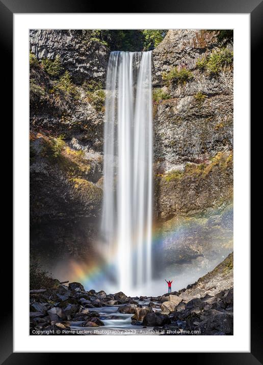 Majestic Waterfall Framed Mounted Print by Pierre Leclerc Photography