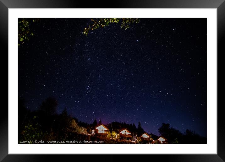 Star Gazing | Cornwall Framed Mounted Print by Adam Cooke