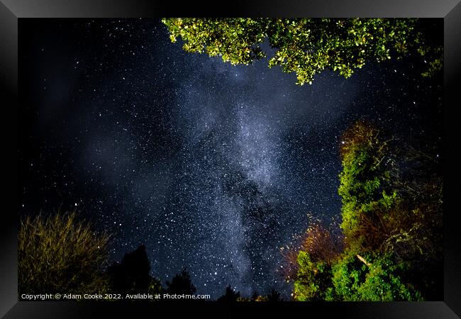 Star Gazing | Cornwall Framed Print by Adam Cooke