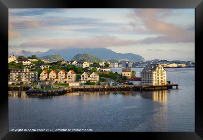 Early Morning | Alesund | Norway  Framed Print by Adam Cooke