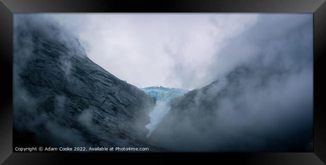 Briksdalsbreen Glacier | Stryn | Olden | Norway Framed Print by Adam Cooke