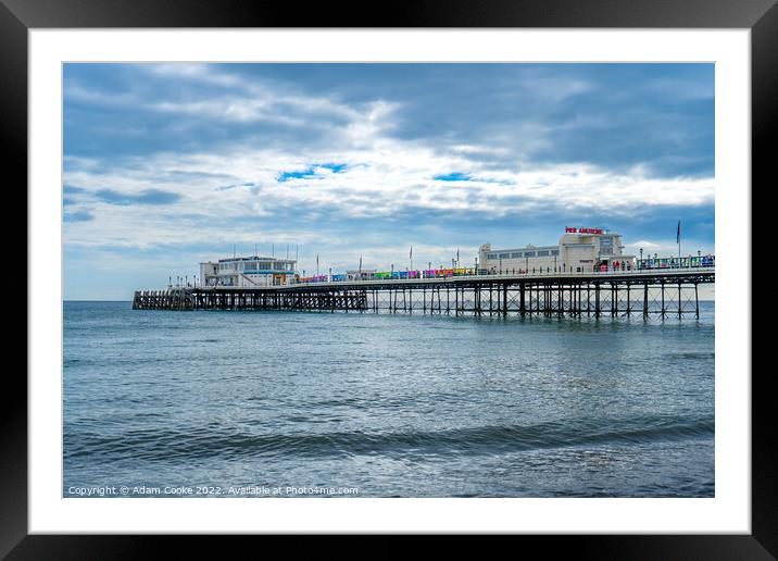 Worthing Pier Framed Mounted Print by Adam Cooke