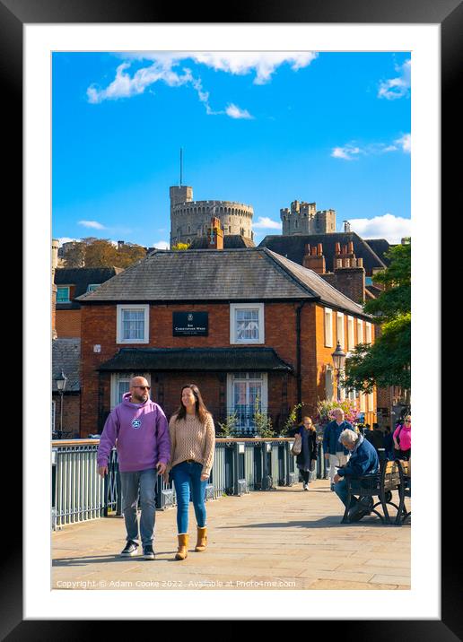 Windsor Bridge | Windsor Castle | Windsor Framed Mounted Print by Adam Cooke