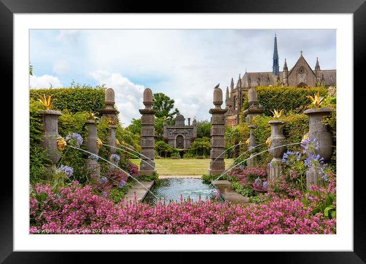 Arundel Castle | Tropical Gardens | Arundel Framed Mounted Print by Adam Cooke