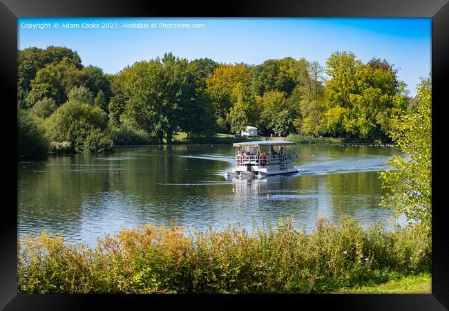 The Great Water | Leeds Castle  Framed Print by Adam Cooke