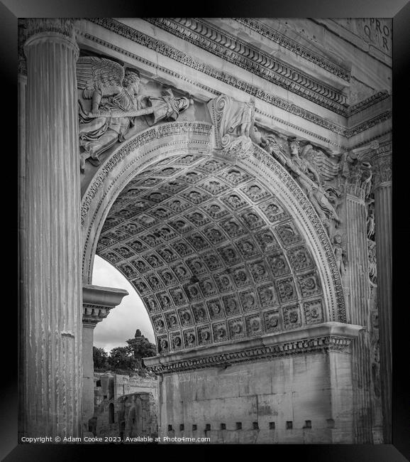 Septimius Severus Arch | Rome | Italy Framed Print by Adam Cooke