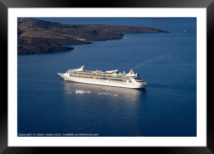 Enchantment of the Seas | Cruise Ship Framed Mounted Print by Adam Cooke