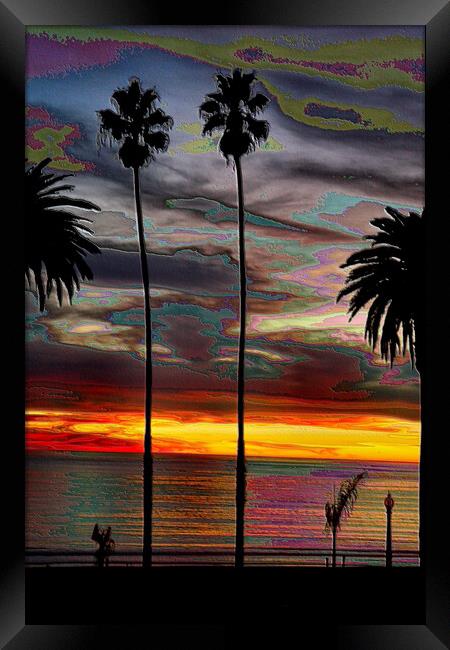Pacific View Framed Print by Tony Mumolo