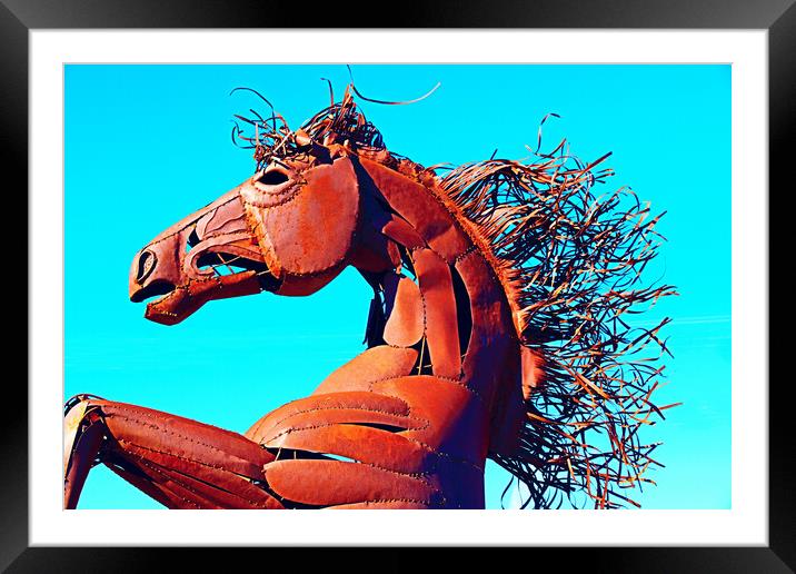 Stallion 2 Framed Mounted Print by Tony Mumolo
