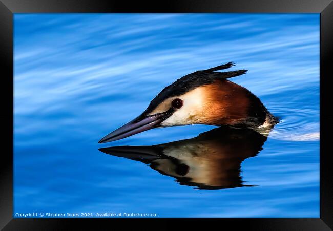 Reflection Framed Print by Ste Jones