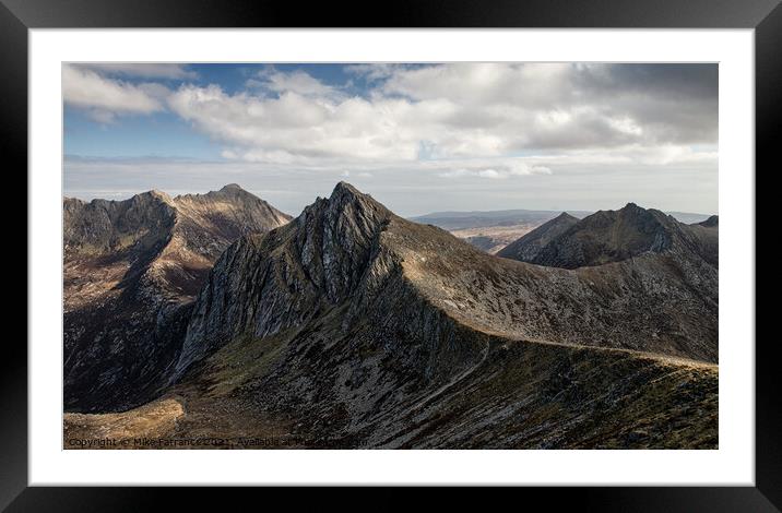 Arran Ridges Framed Mounted Print by Mike Farrance