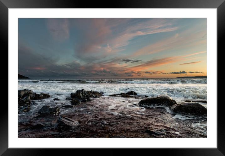 Day's End Framed Mounted Print by Mike Farrance