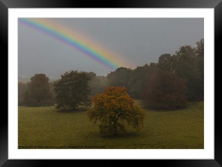 Autumn Rainbow Tunbridge Wells Framed Mounted Print by Bear Newbury