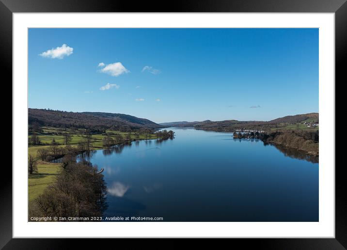 Clouds over Coniston Water Framed Mounted Print by Ian Cramman