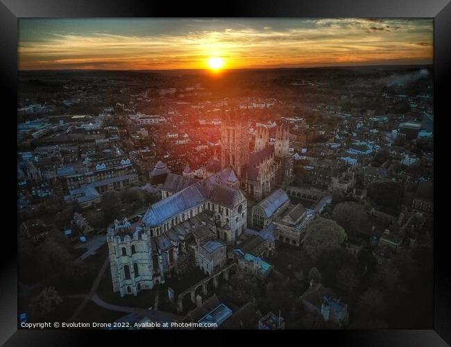 Outdoor  Framed Print by Evolution Drone