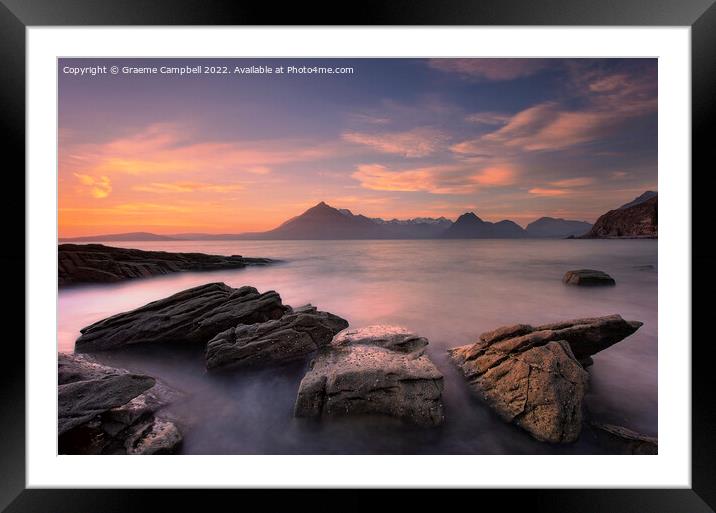 Elgol Framed Mounted Print by Graeme Campbell