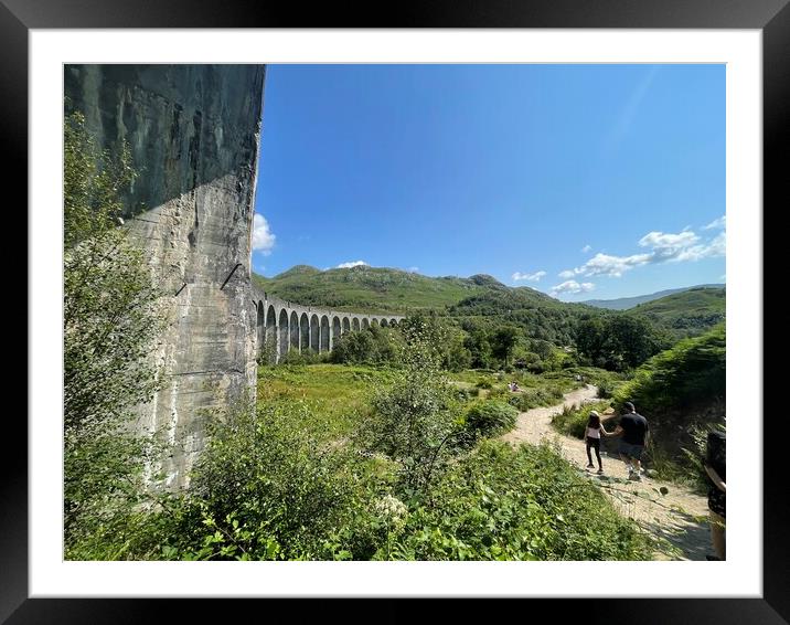 Glenfinnan viaduct Framed Mounted Print by Steven McNamee