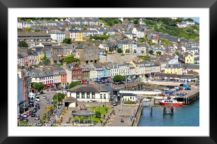 Colourful Cobh Framed Mounted Print by Roy Curtis