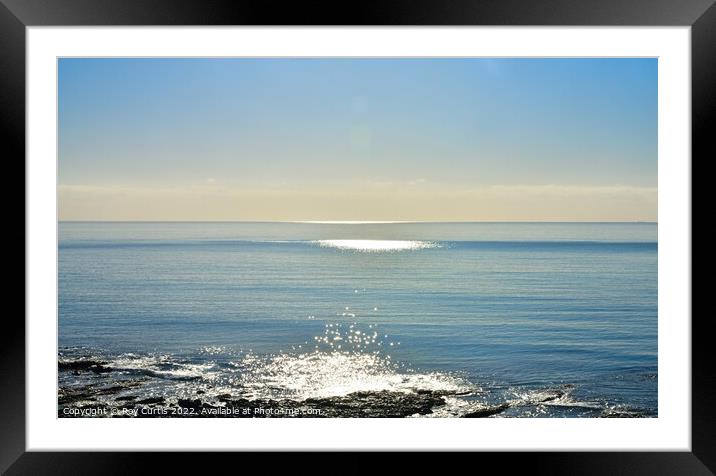 Light on the Water Framed Mounted Print by Roy Curtis