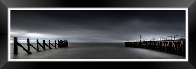 Gogs Berth Long Exposure Southend On Sea Framed Print by johnny weaver